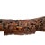 Chinoiserie Chinese Bamboo Carved Curved Boat Shape 18 Lohons Display Art For Sale - Image 3 of 8