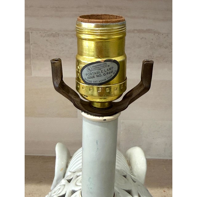Mid Century Blanc De Chine Elephant Lamp by Morris Greenspan For Sale - Image 10 of 10