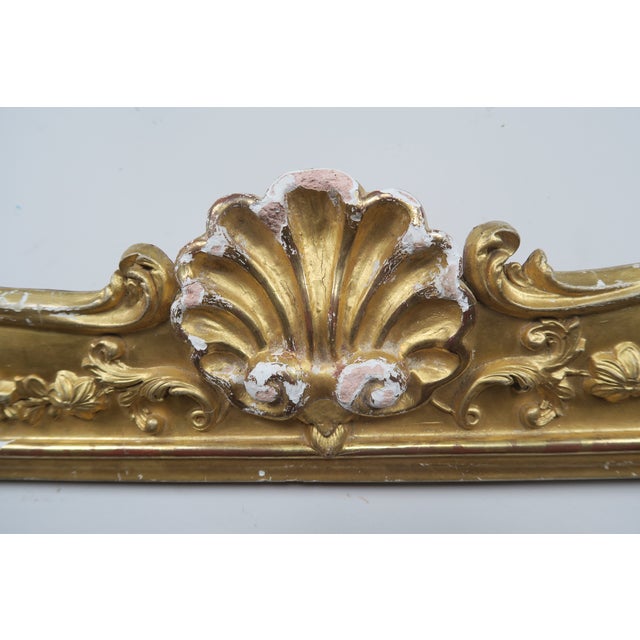 French 19th C. French Gilt Wood Carvings For Sale - Image 3 of 7