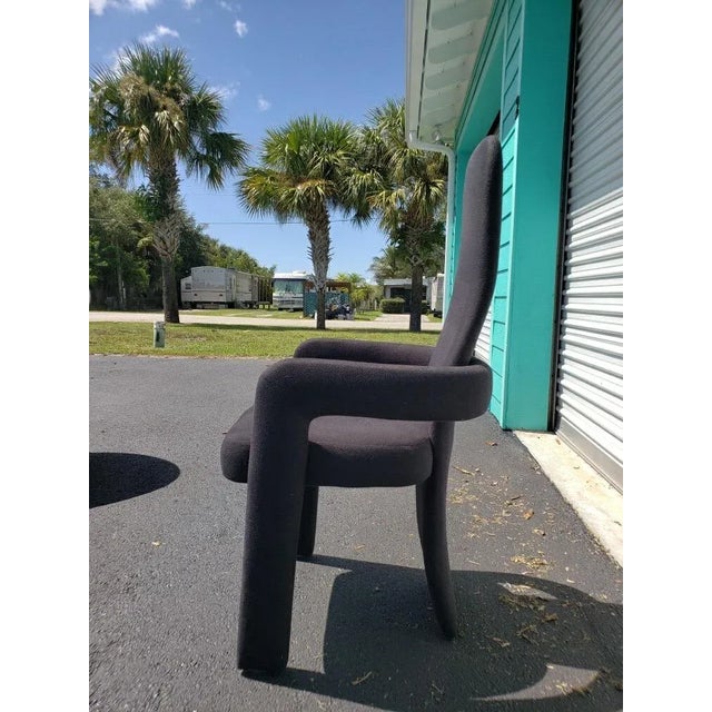 1980s 1980s Vintage Sculptural Post Modern Dining Chairs -Set of 6 For Sale - Image 5 of 10