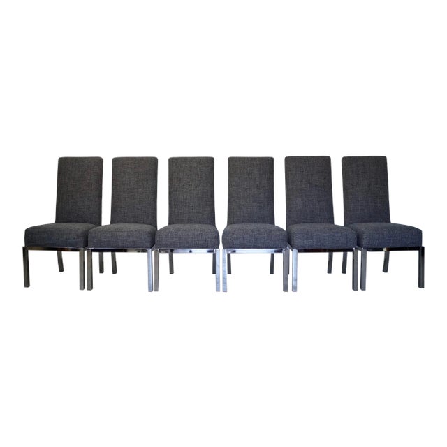 Milo Baughman Dining Chairs for DIA - Set of Six For Sale