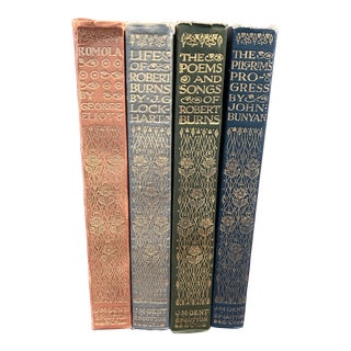 Antique Everyman's Library Books- Set of 4 For Sale