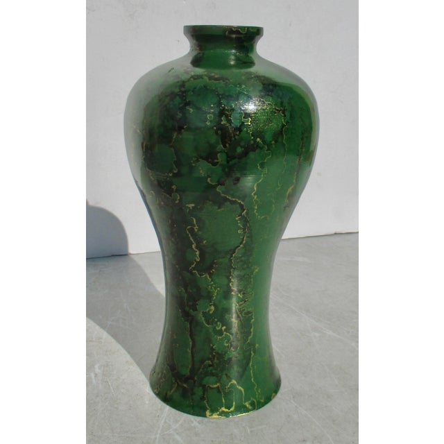 Japanese MeiPing Bronze and Enamel Vase For Sale - Image 4 of 11