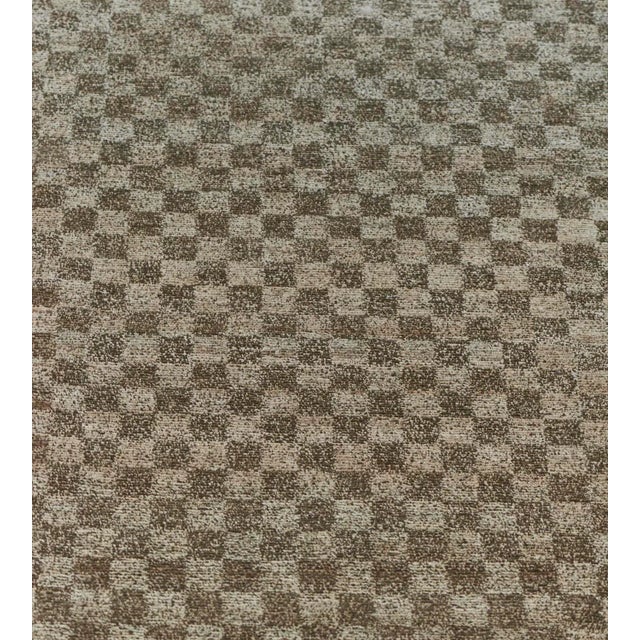 HaHandwoven Checkered Napalese Rug For Sale In Los Angeles - Image 6 of 8