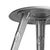 Model 1S / 48 Stool in Naked Steel from Rowac For Sale - Image 4 of 7