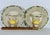 Italian Porcelain Wall Pocket Pair: Woven Basketweave Floral Sconces For Sale - Image 9 of 10
