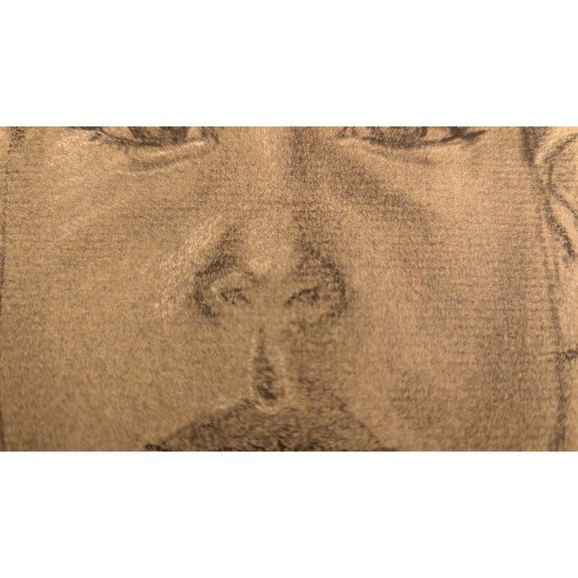 Vintage 1965 Framed Matted Portrait Signed by Jo Halght 18"x22" For Sale - Image 11 of 16