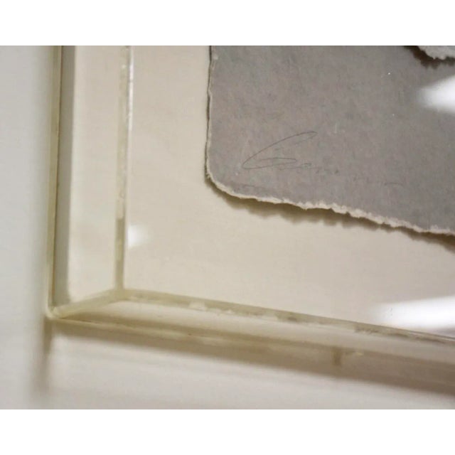 Gray 3D Abstract Paper Art For Sale - Image 8 of 11