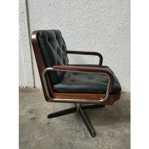 Black Mid-Century Chair from AG Barcelona For Sale - Image 8 of 9