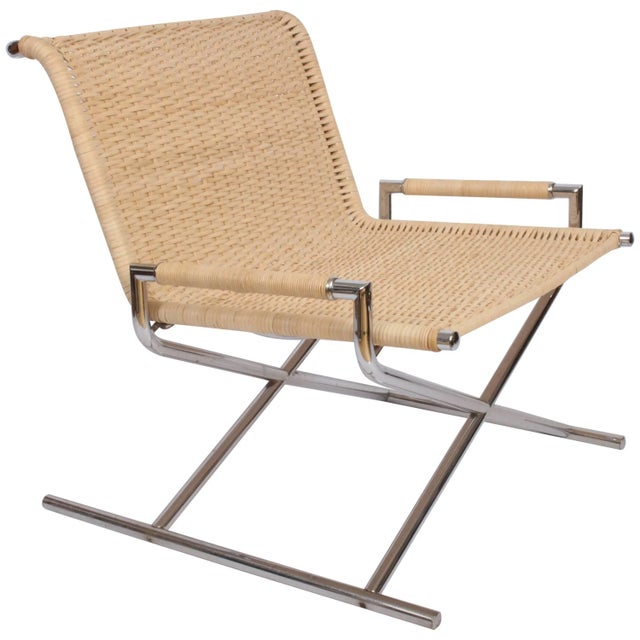 1970s Vintage Ward Bennett for Brickell "Sled" Lounge Chair For Sale - Image 12 of 12