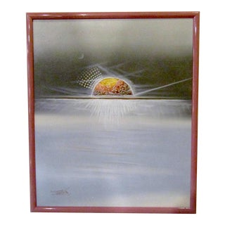 1960s Framed Scenic Wall Art Signed by Artist For Sale