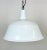 1960s Industrial White Enamel Pendant Lamp from Emax, 1960s For Sale - Image 5 of 13
