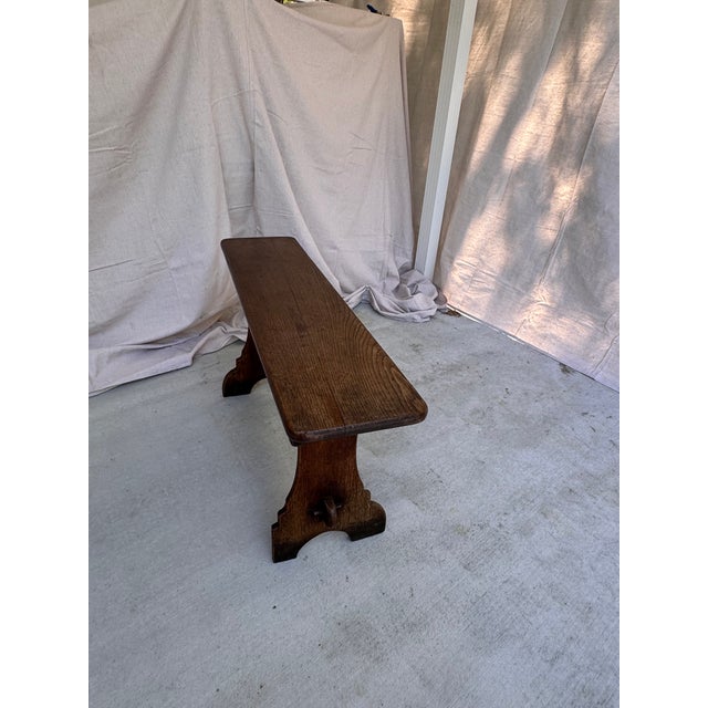 19th Century French Trestle Bench For Sale - Image 10 of 12