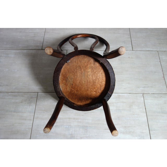 Antique Bentwood Children's Chair from Fischel, Early 20th Century For Sale - Image 11 of 13