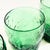 Glass Mid Century Green Crinkle Glass Tumblers - Set of 4 For Sale - Image 7 of 12