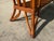 Chestnut Vintage Palm Beach Handwoven Natural Rattan Console Table For Sale - Image 8 of 15