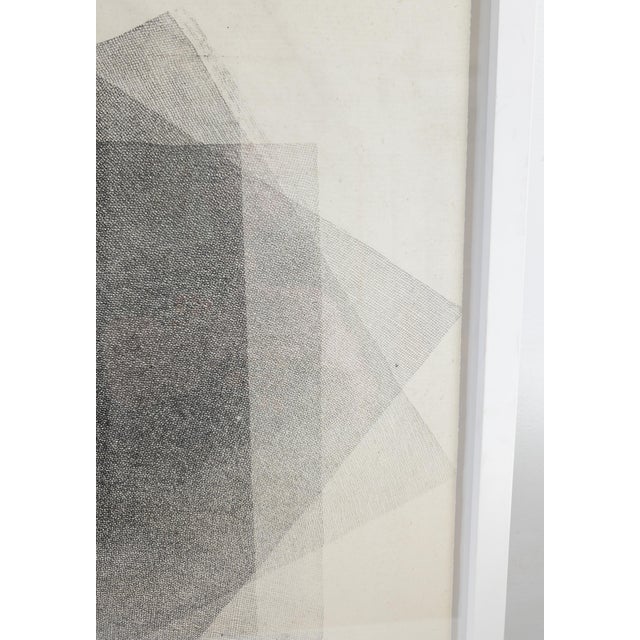 21st Century Decorative Geometric Abstract Framed Print For Sale - Image 9 of 11