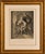 Title: Frithiof and King Ring, Swedish Romantic Lithograph after Pehr Wickenberg : An original nineteenth-century Swedish...