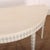 Wood Swedish Painted Demi-Lune Console Table For Sale - Image 7 of 8