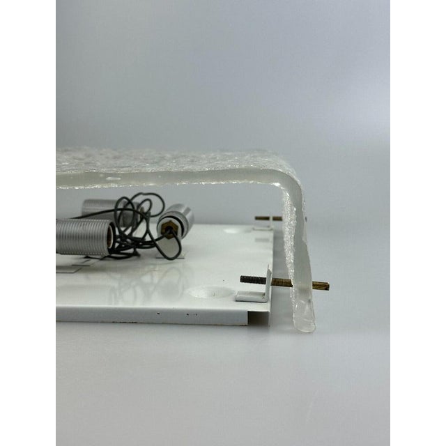 Ceiling Lamp in Ice Glass from Kaiser Leuchten, Germany, 1970s For Sale - Image 12 of 18