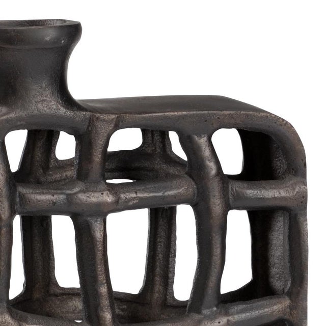 Bronze finish on aluminum urn 14.5h x 12.3w x 2d