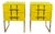 Yellow Bedside Tables from Justfurnituress SRL, Set of 2 For Sale