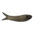 Mid 20th Century French Brass Fish Figurine For Sale