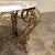 Antique Italian Painted Wrought Iron Marble Top Coffee Table For Sale - Image 9 of 12