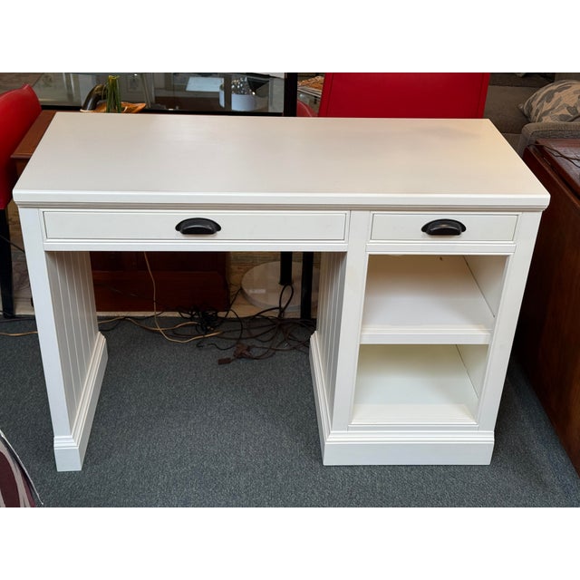 Pottery Barn Aubrey Single Cabinet Writing Desk For Sale - Image 9 of 12