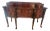 1980s Henredon Flame Mahogany Sideboard Buffet Credenza Hepplewhite Paw foot Huntboard For Sale