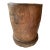 Antique Rustic Wooden Mortar Primitive Vessel For Sale