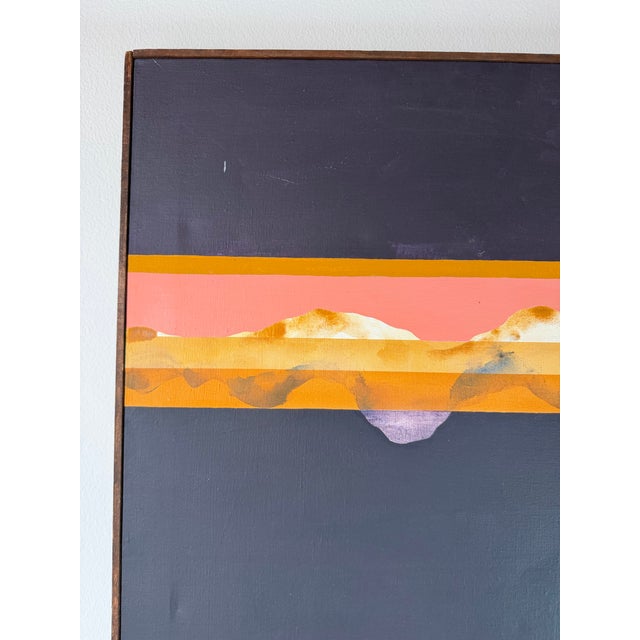1970s 1979 John Almquist “Dream Series – Earth #7” Expressionist Abstract Oil on Canvas Painting, Framed For Sale - Image 5 of 13