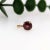 2020s 2.2ct Red Garnet Solitaire Pendant in Solid 14K Yellow Gold Round 8mm For Sale - Image 5 of 8