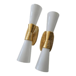 Utopia Small Double Bath Sconces by Kelly Wearstler - a Pair For Sale