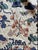 Chinoiserie Custom Made Designer Hand Printed Chinoiserie Linen Fabric 3.5 Yards Vintage Blue Green Floral Vase Designer Estate Textile For Sale - Image 3 of 4