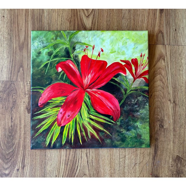 This painting has a story. A neighbor, Norma, asked me to paint this botanical based on a photograph that she provided. I...