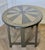 Simulated Marble Oval Table Painted by Graham Carr A rare and unusual piece, the table has a fold over top with swing...