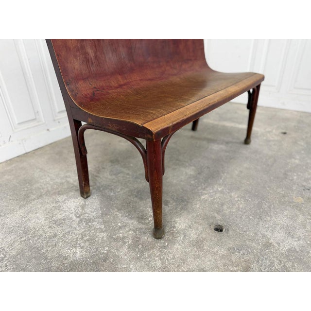 1920s Bistro Benches from Fischel, 1920, Set of 3 For Sale - Image 5 of 10