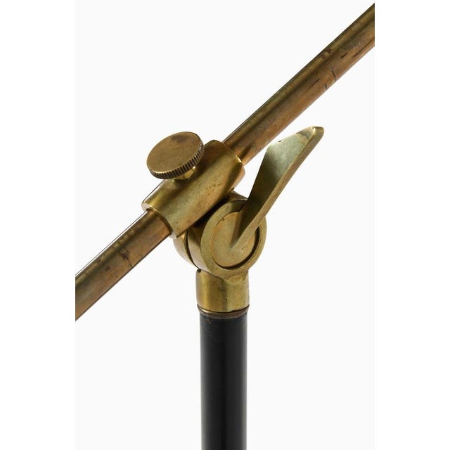 PH-2/2 Water Pump Floor Lamp in Brass and Glass by Poul Henningsen, 1940s For Sale - Image 3 of 10