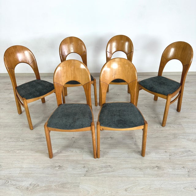 Mid-Century Modern Niels Koefoed Dining Chairs – Set of 6 For Sale - Image 3 of 10