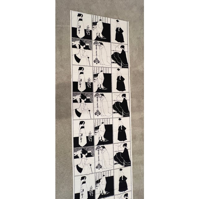 Art Nouveau revival Aubrey Beardsley Textile by Bloomcraft. These panels on this polished cotton (decorator weight) fabric...