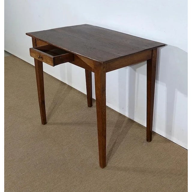 Small Solid Oak Table, 1800s For Sale - Image 11 of 18