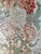 Victorian Antique Victorian Two-Panel Floral Fabric Folding Floor Screen With Finials For Sale - Image 3 of 18