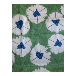 Thibaut Sunburst Emerald Green Fabric 1 1/2 Yards For Sale