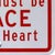 Metal If There Is to Be Peace - Original Contemporary Street Sign Sculpture by Scott Froschauer For Sale - Image 7 of 9