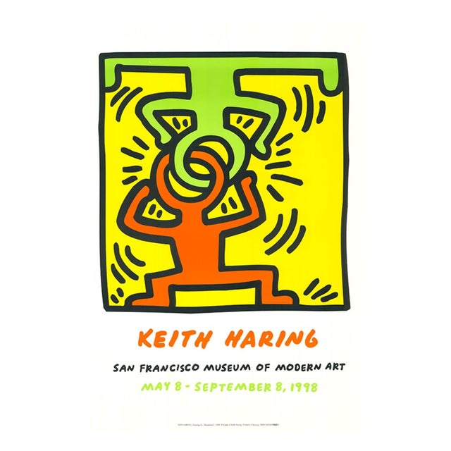 Headstand Exhibition Poster after Keith Haring For Sale