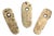 Pre-Columbian Taino Shell Amulets: Zoomorphic Zemi Beads For Sale