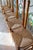 Vintage Hand Painted Folk Art Dining Chairs With Woven Rush Seats - Set of 5 For Sale - Image 11 of 13