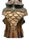 Brown Vintage 1960s Viking Ships Longship Bust Sculpture For Sale - Image 8 of 12
