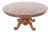 Victorian Revival Marquetry Inlay Centre Table with Quadrafoil Base, 1920s For Sale